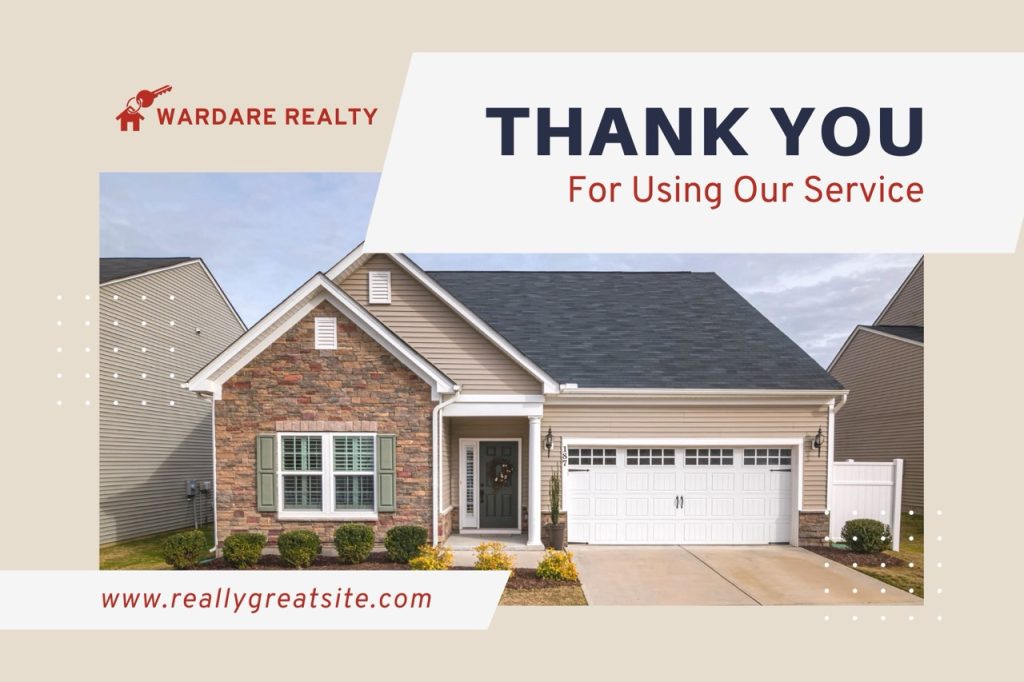 White and Black Minimalist Simple Thank You Card - 4