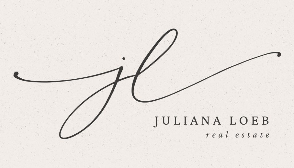 Beige Aesthetic Modern Calligraphy Real Estate Business Card 1