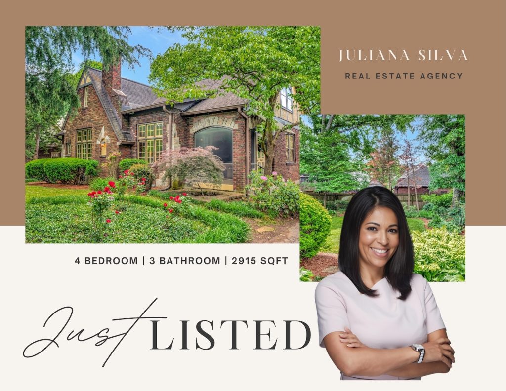 Brown and Beige Classic Just Listed  Postcard - 1