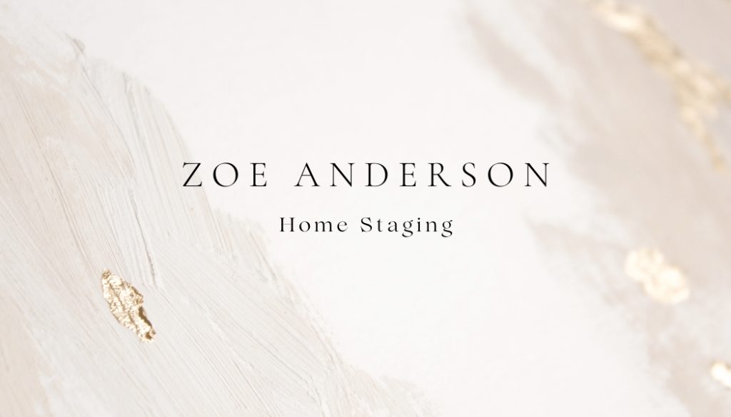 Elegant Luxury Brand Neutral Business Card With Gold Foil 1