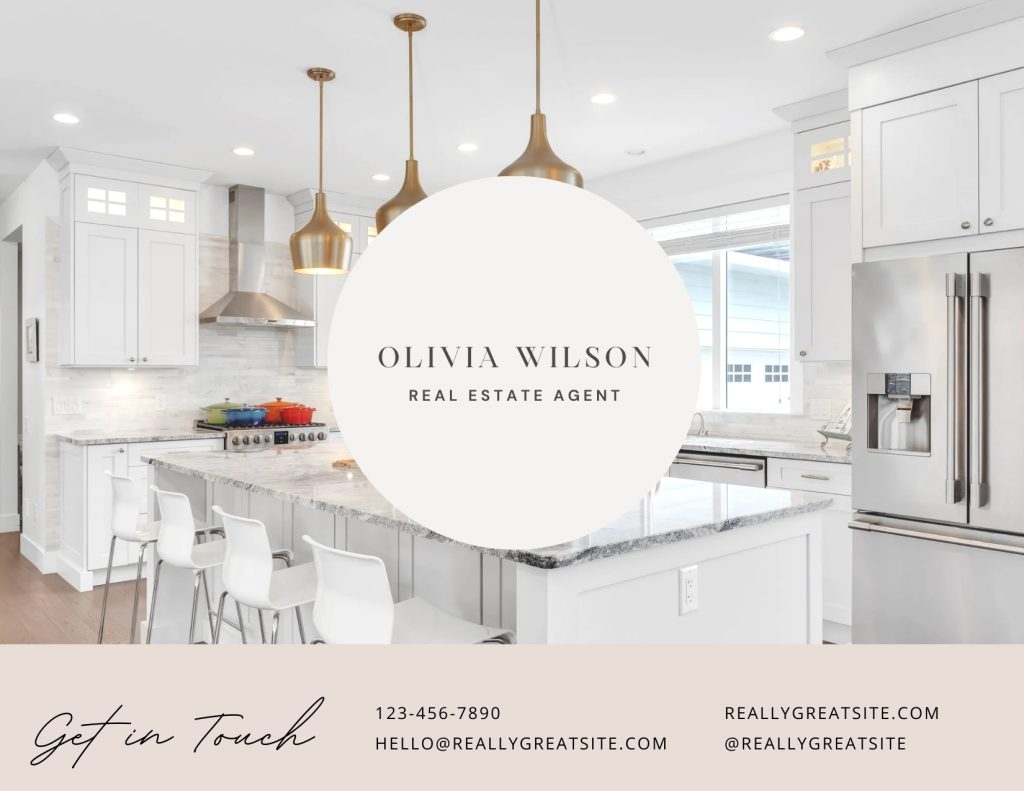 Modern Professional Real Estate Marketing Thank You Postcard 1