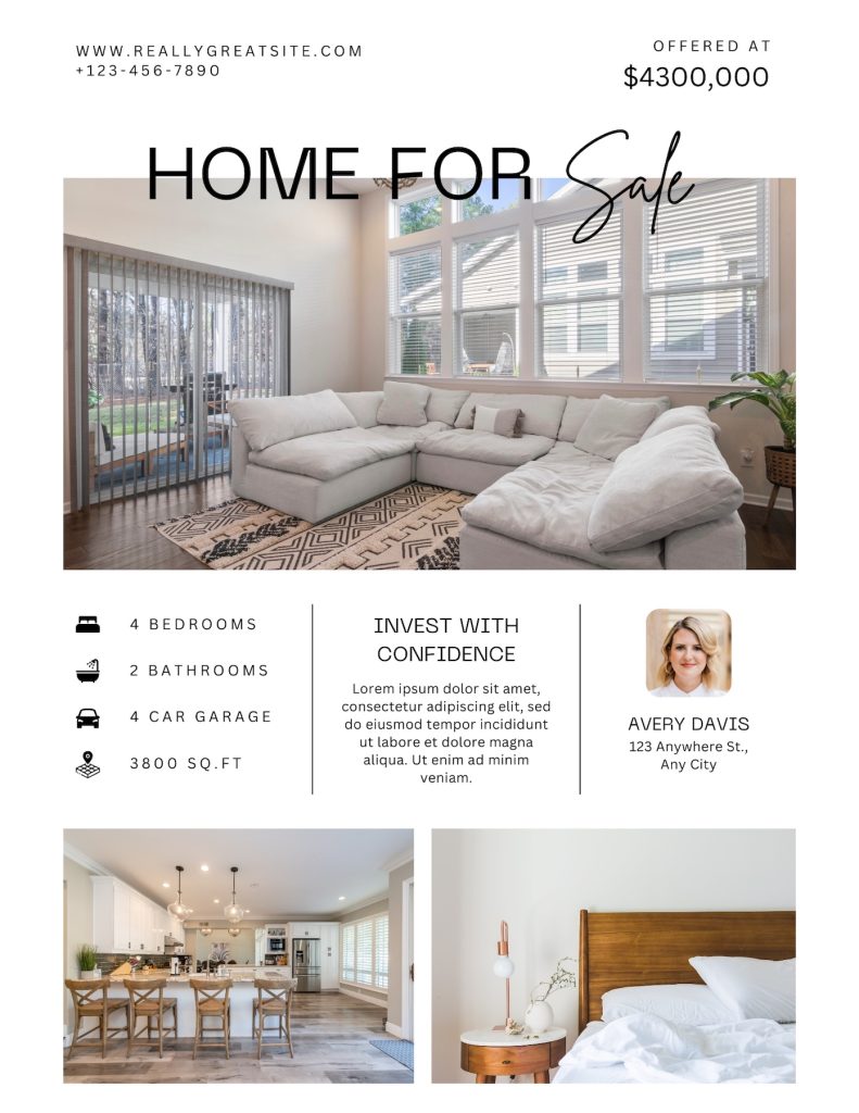Simple Real Estate Flyer - 1